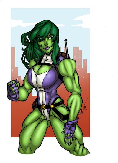 DEFINITIVE SHE HULK Ritualized by megadevianttron