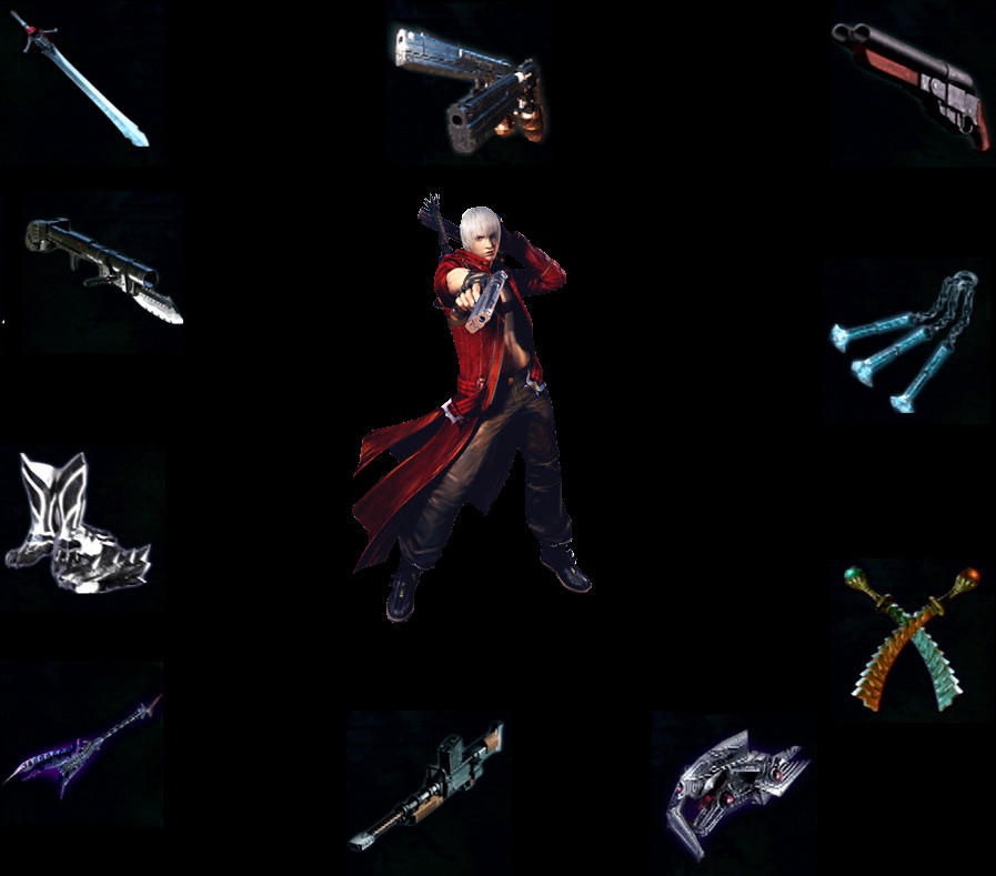 Dante With Weapons From DMC3 By Gunblade7303 On DeviantArt dante-with-weapons-from-dmc3-by-gunblade7303-on-deviantart