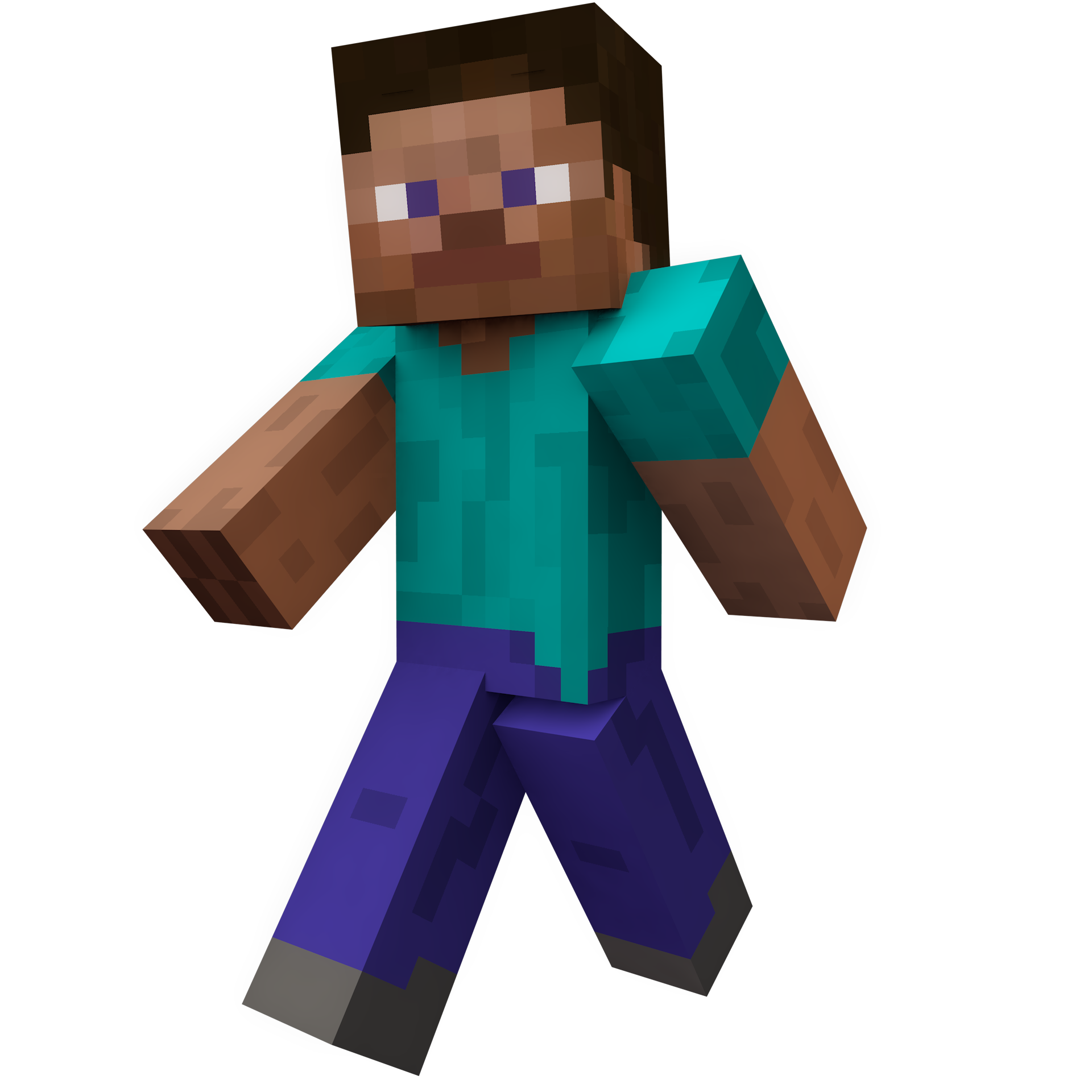 Minecraft Steve Transparent by DumbAnimations on DeviantArt
