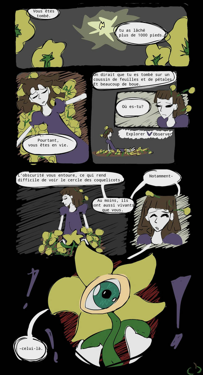 Horrortale en francais (in french) 1: Tombe by MSmelodys0ul