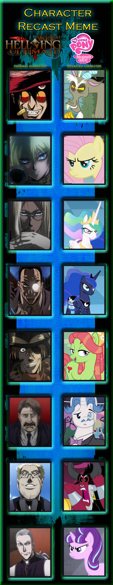 Mlp Hellsing Hellsing Abridged Recast Meme (MLP: FIM)- Heroes by Werewolf-Korra on ...