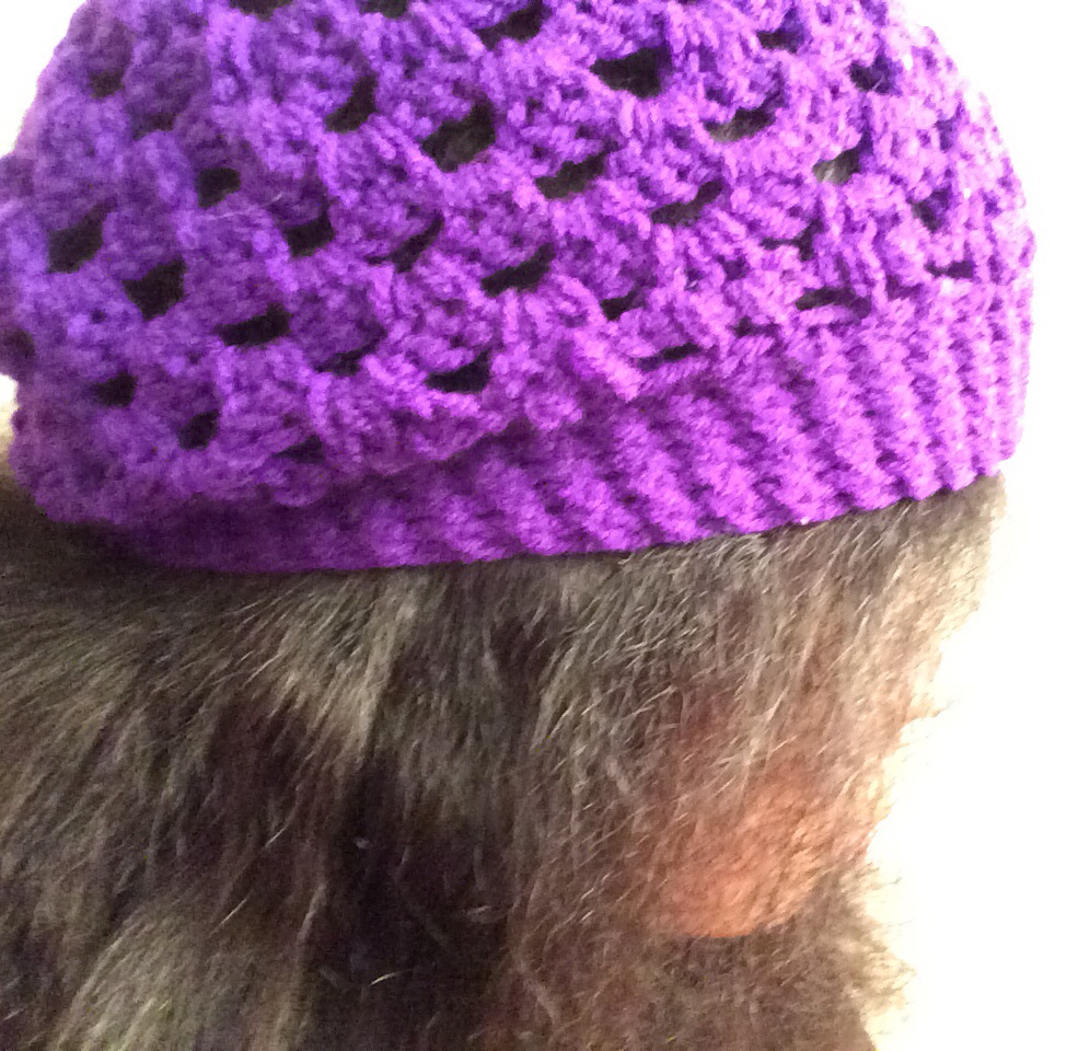 Purple Crochet...est Beret