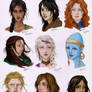 Female characters from books