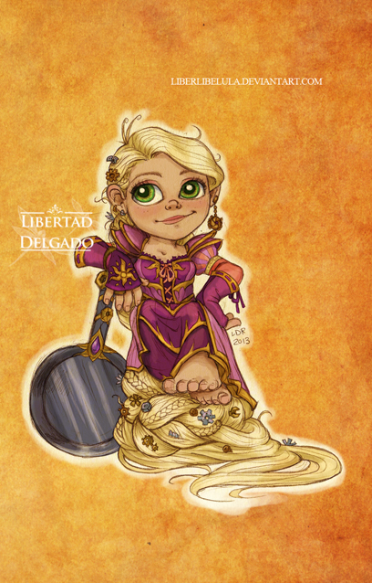 Disney meets Warcraft - Rapunzel by LiberLibelula