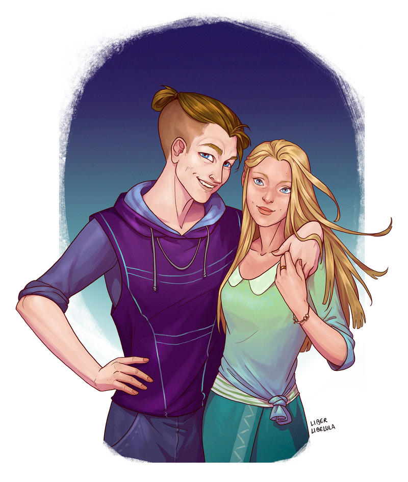Commission - Sonny and Latanisha by LiberLibelula