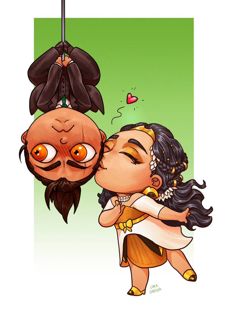 Commission - Rowan and Raveena by LiberLibelula