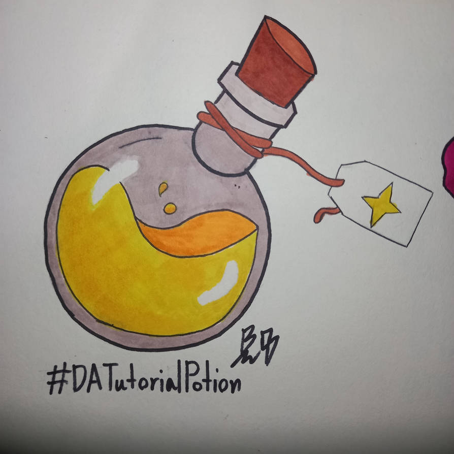 Exploding Potion Drawing Draw a Magic Potion by BlueThunder8899 on DeviantArt