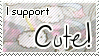 I Support Cute stamp