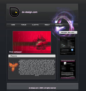 web layout no3 by Dinomann
