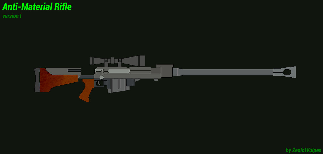Anti-materiel rifle by zeolotvulpes on DeviantArt
