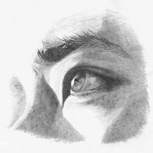 Realistic eye sketch 