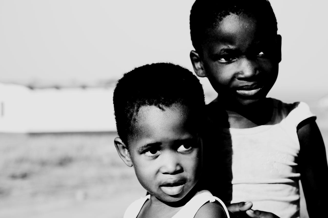 Kids in a rural village