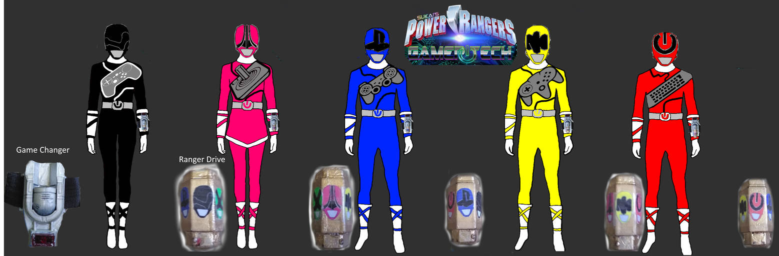 Power Rangers Gamer Tech by TheRealEricCartman on DeviantArt