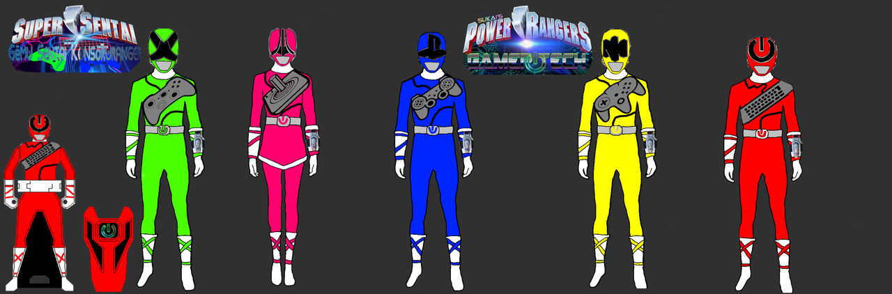 Power Rangers Gamer Tech Group V2 by TheRealEricCartman on DeviantArt
