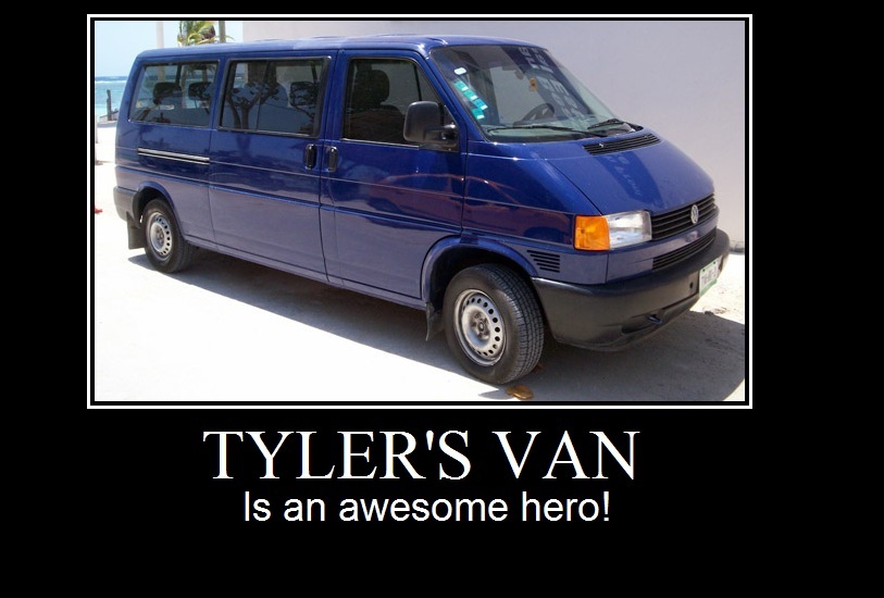 Tyler's van