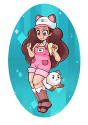 Farmer Bee and Puppycat