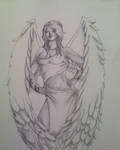Sophia angel W.I.P. by moxiee