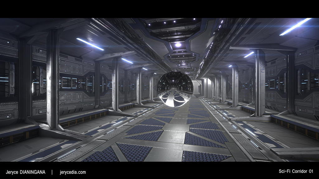 Sci-fi Corridor 01