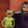 Kermit the frog and Jim Henson