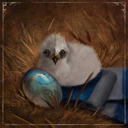 Ravenclaw little eagle Harry Potter fanart