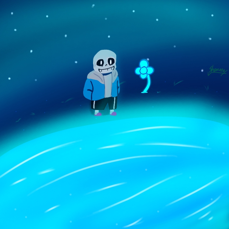 WATERFALL!DUST!SANS by higuysimenigma on DeviantArt