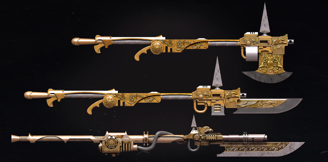 Halberd Rifle halberd by west40k on DeviantArt