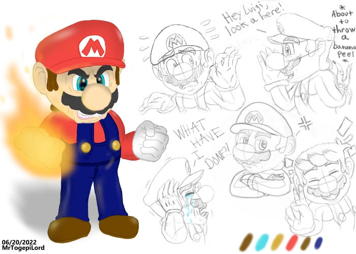 Mario's face expressions by GhoulishEntity on DeviantArt