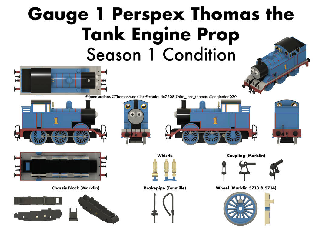 Modelzone Thomas Season 1 Thomas the tank engine prop ortho by Tttemodels2 on DeviantArt