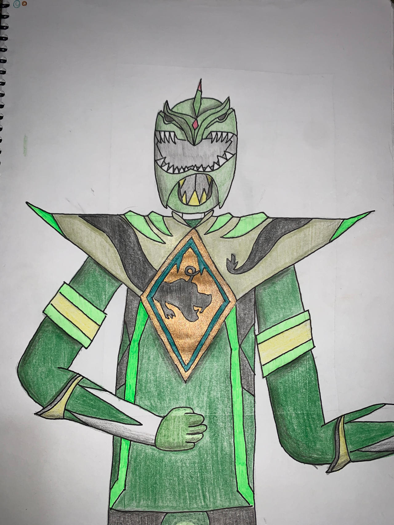 The green ranger by Eag-Trent on DeviantArt