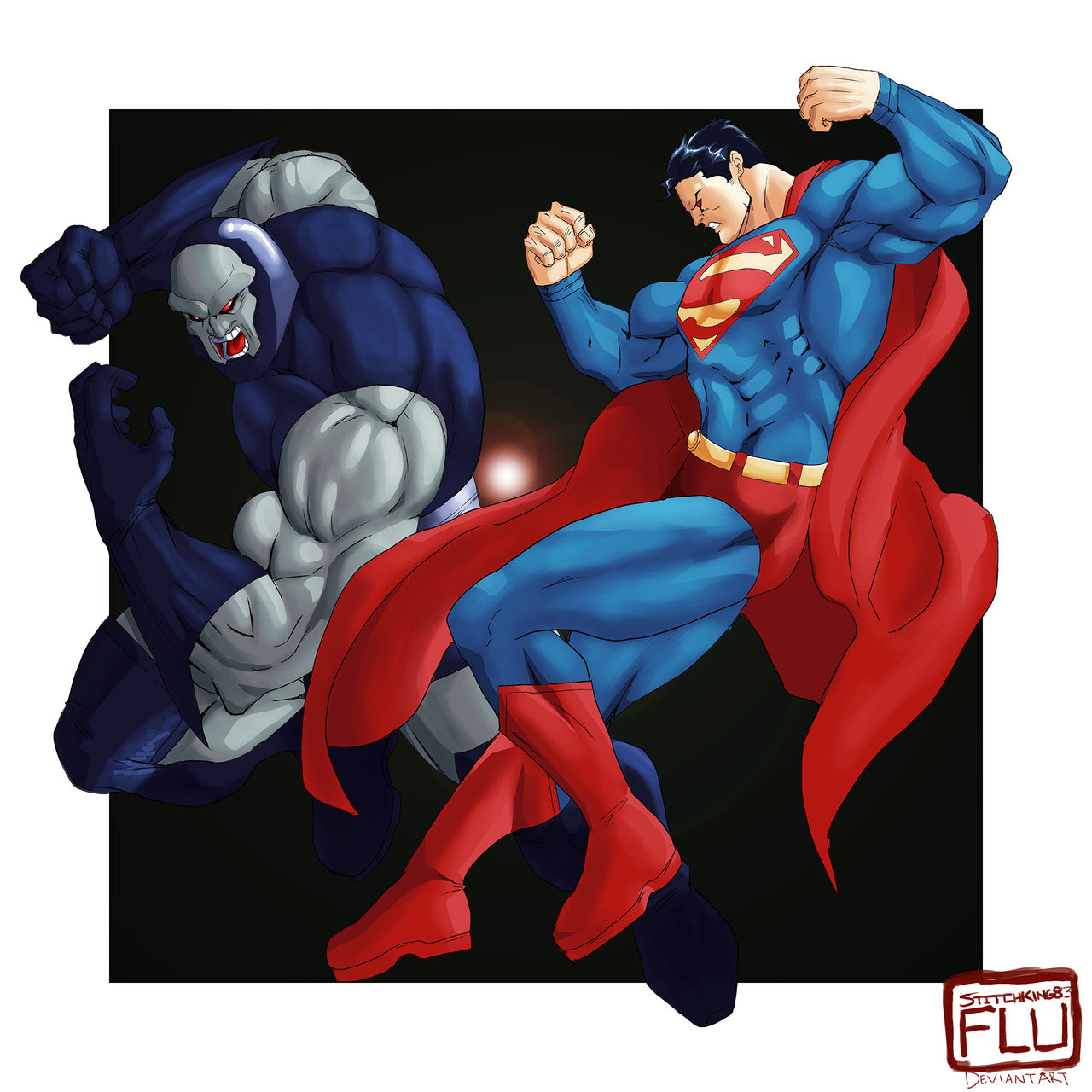 Superman Vs Darkseid by Stitchking83 on DeviantArt