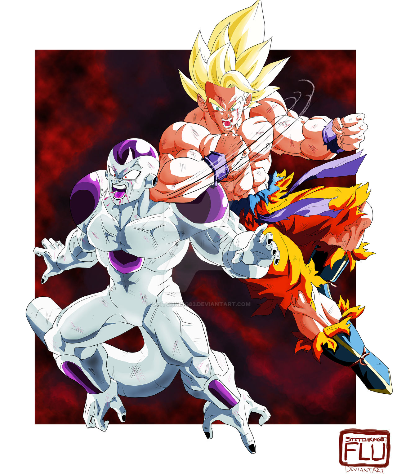 Goku Vs Frieza By Stitchking83 On DeviantArt goku-vs-frieza-by-stitchking83-on-deviantart