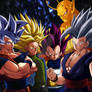 Cell Super Saiyans-Powered Up