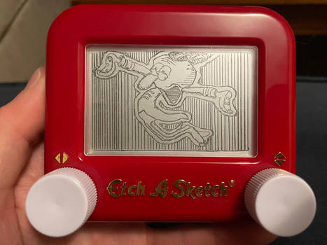 Band Geeks Squidward Etch A Sketch