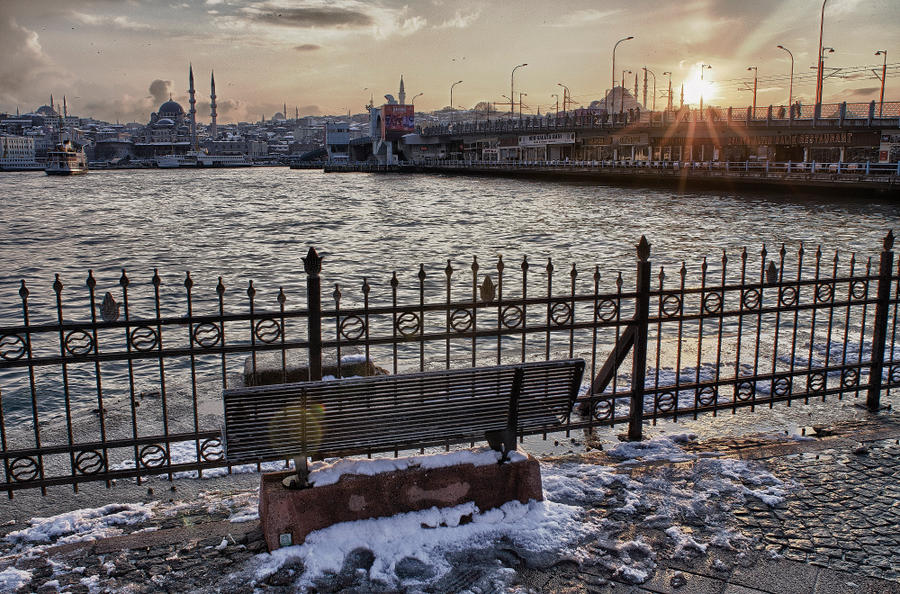 Cold Istanbul Sunset