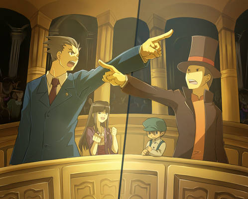 Prof.Layton VS Phoenix Wright