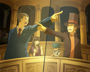 Prof.Layton VS Phoenix Wright