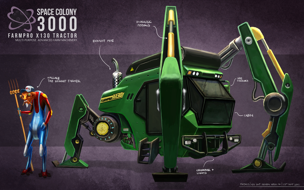 Space Colony 3000 - Farmpro X130 Tractor