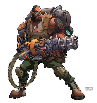 Barret Wallace - FF7 Brainstorm Challenge