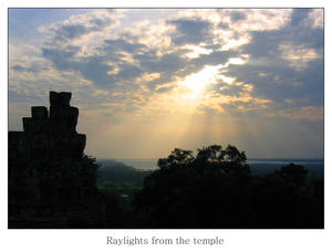 Raylights from the temple