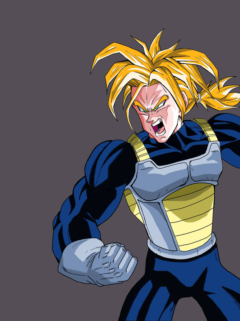 Trunks Back Profile Trunks by pedroillustrations on DeviantArt