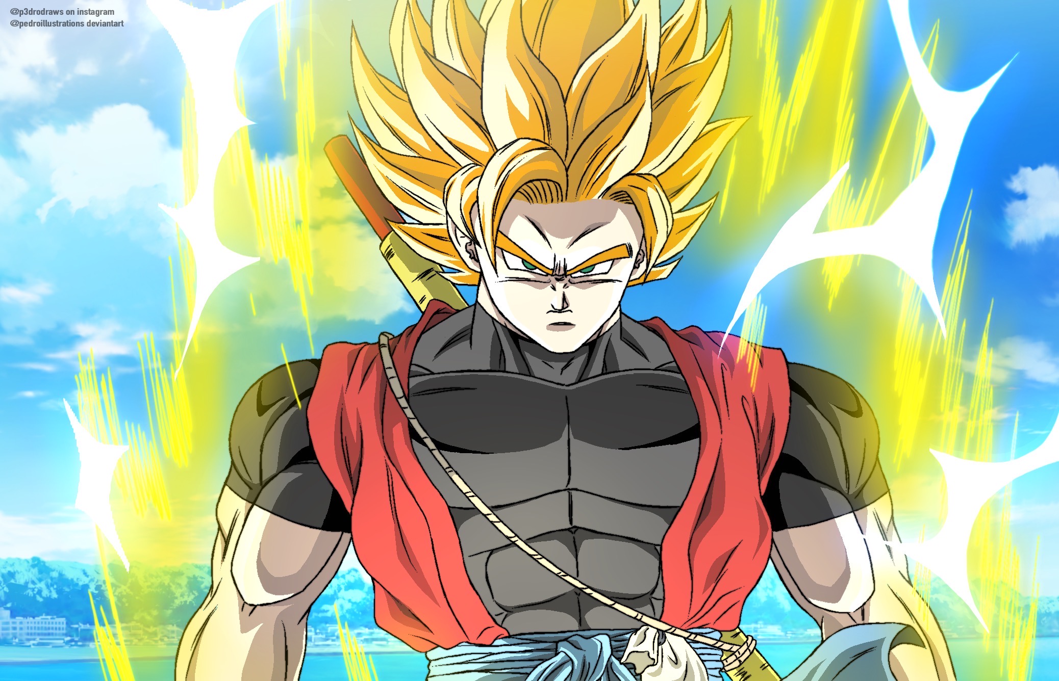 Super Saiyan 2 Goku by chanmio67 on DeviantArt