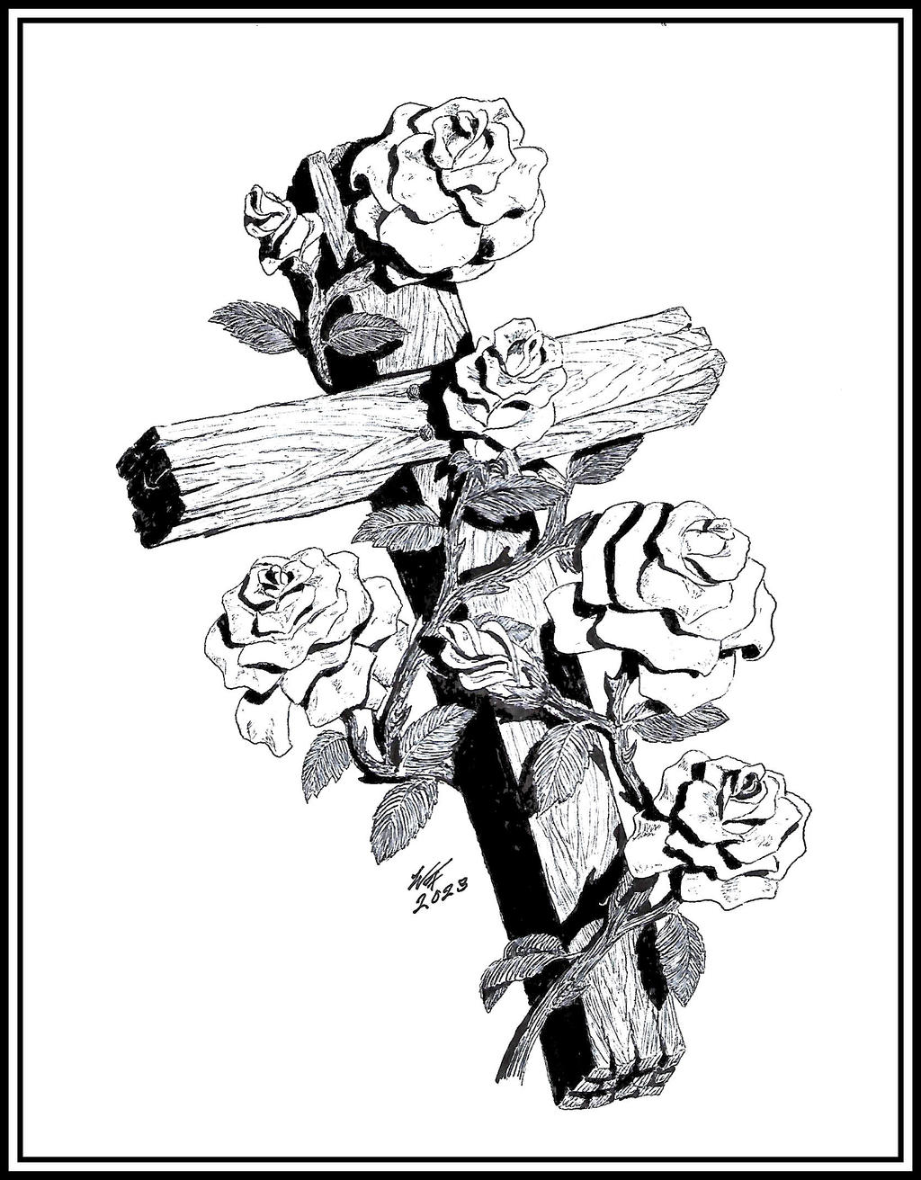 Croose An Roses Doyle's Cross And Roses 02B by stillarebel on DeviantArt