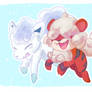 alolan vulpix and hisuian growlithe my beloveds