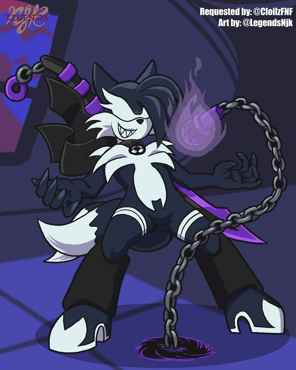 Venomized CloilzFNF's OC