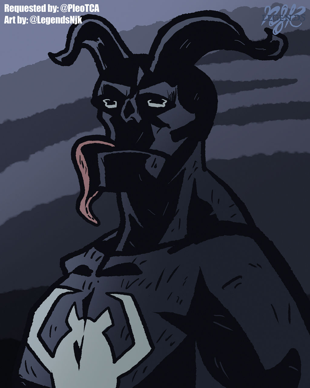 Venomized Hellboy
