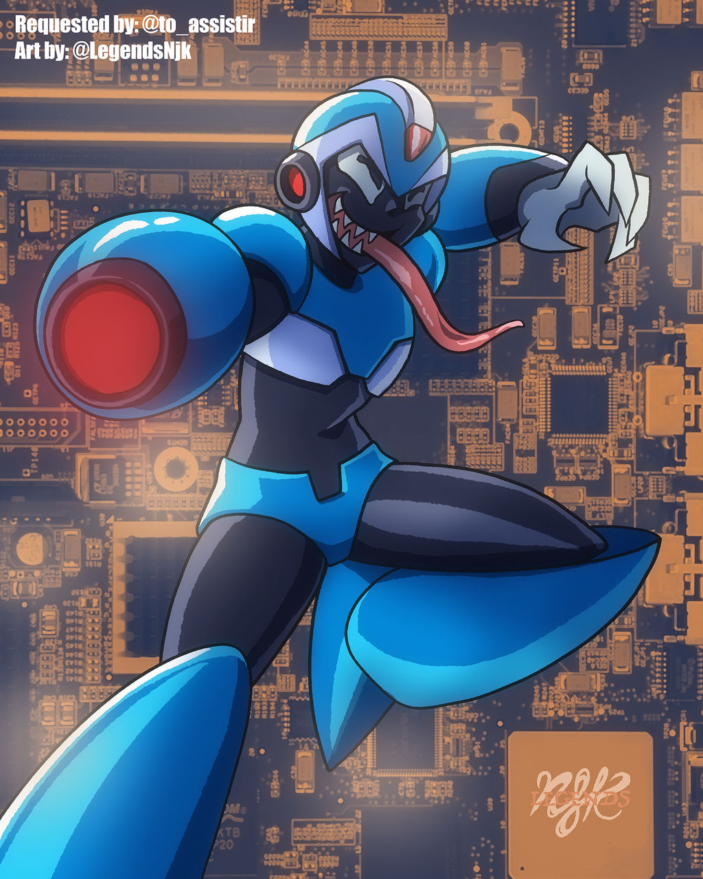 Venomized Mega Man X