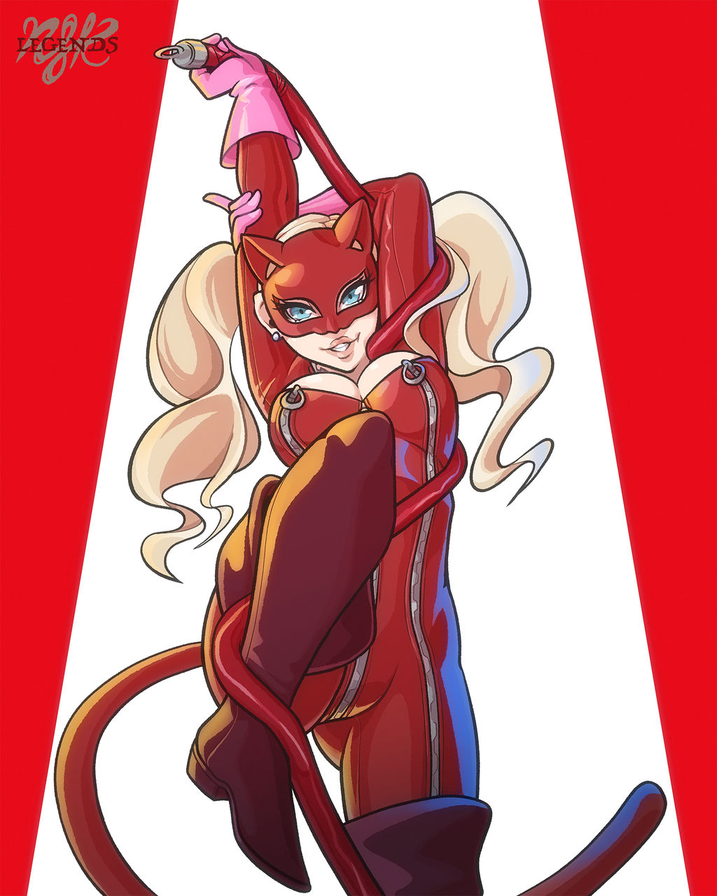P5 Panther Whip Tease