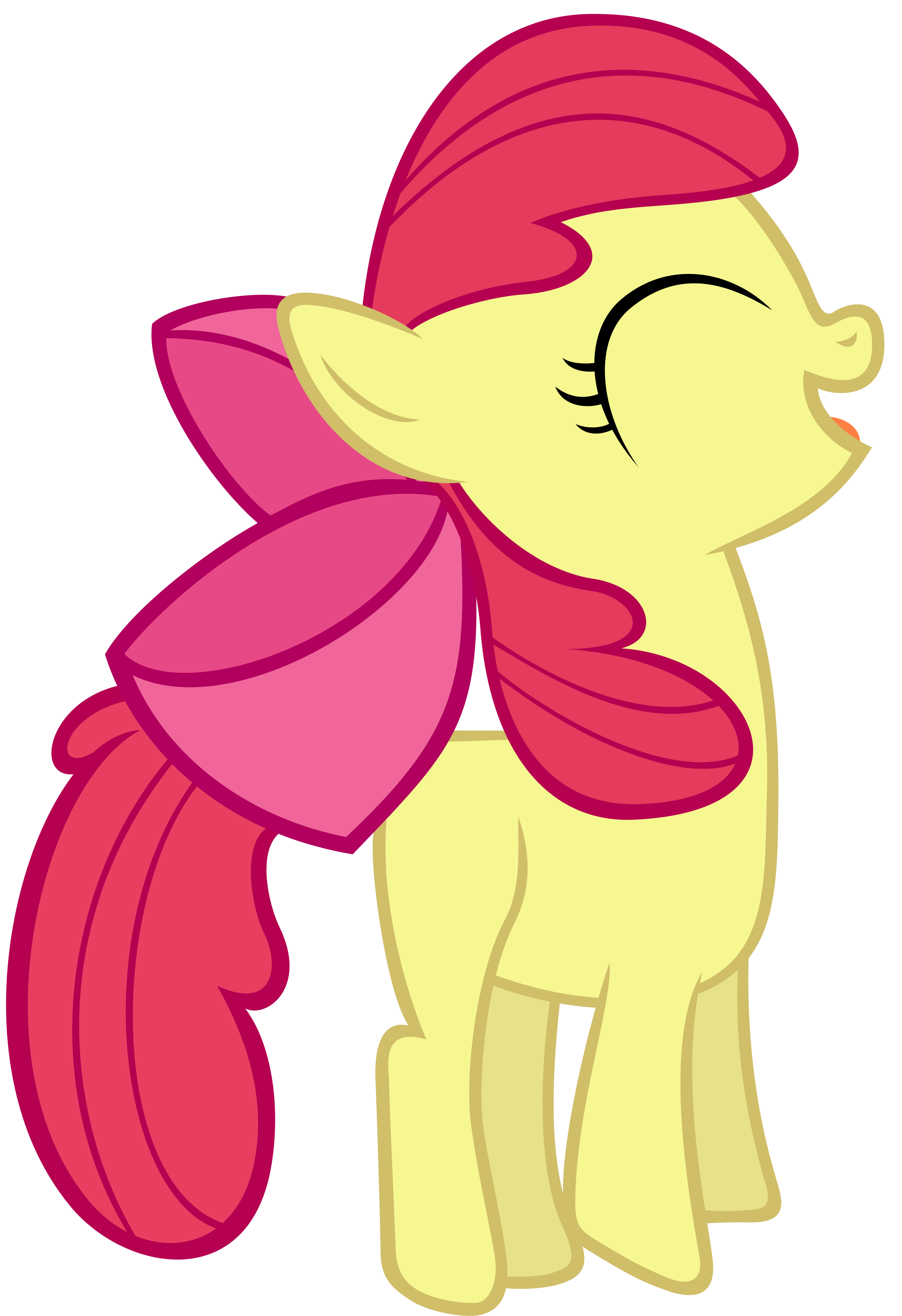 Apple Bloom jumping