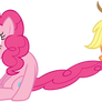 Pinkie Pie and Applejack - the cake is gone