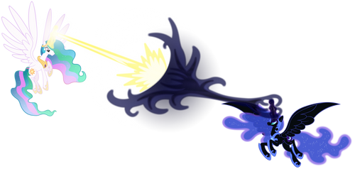 Celestia vs Nightmare Moon